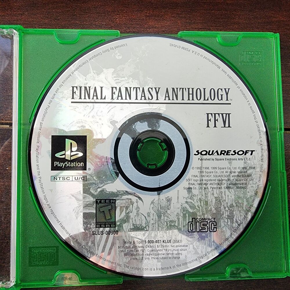 Final Fantasy Anthology - Sony Playstation - Loose in Case
